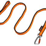 Non-stop dogwear Bungee Leash 2.0 black/orange - Zughundeleine