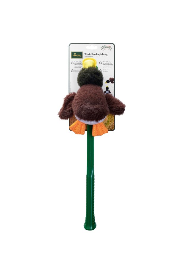 Hunter Wurf-Hundespielzeug FLINGERZ™ Furry – Ente